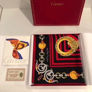 Must De Cartier Paris Scarve Brand New Never worn